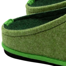Lion White House Slippers Felt Slippers Easy Bicolor Green